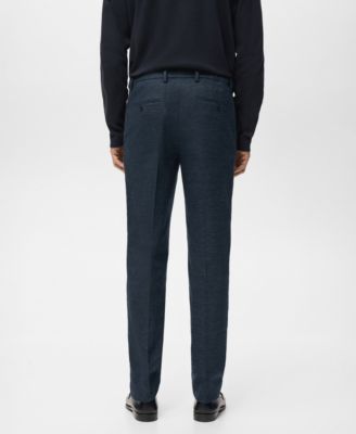 Men's Slim-Fit Flannel Pants