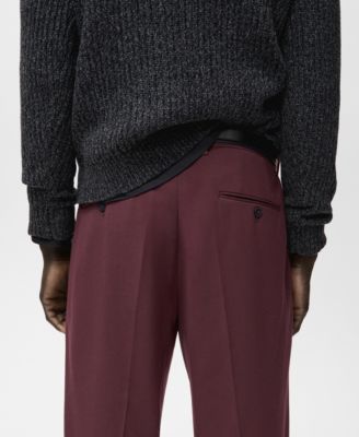 Men's Fluid Regular-Fit Trousers