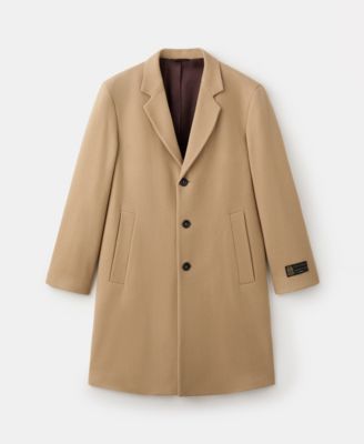 Men's Lapel Manteco Wool Coat