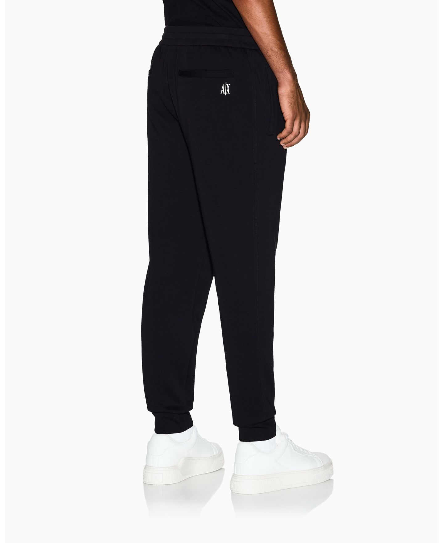 Мужские брюки A|X Armani Exchange Icon Fleece Jogger, цвет: Чёрный — фото 5
