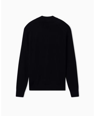 Men's Ribbed Full Zip Cardigan Sweater