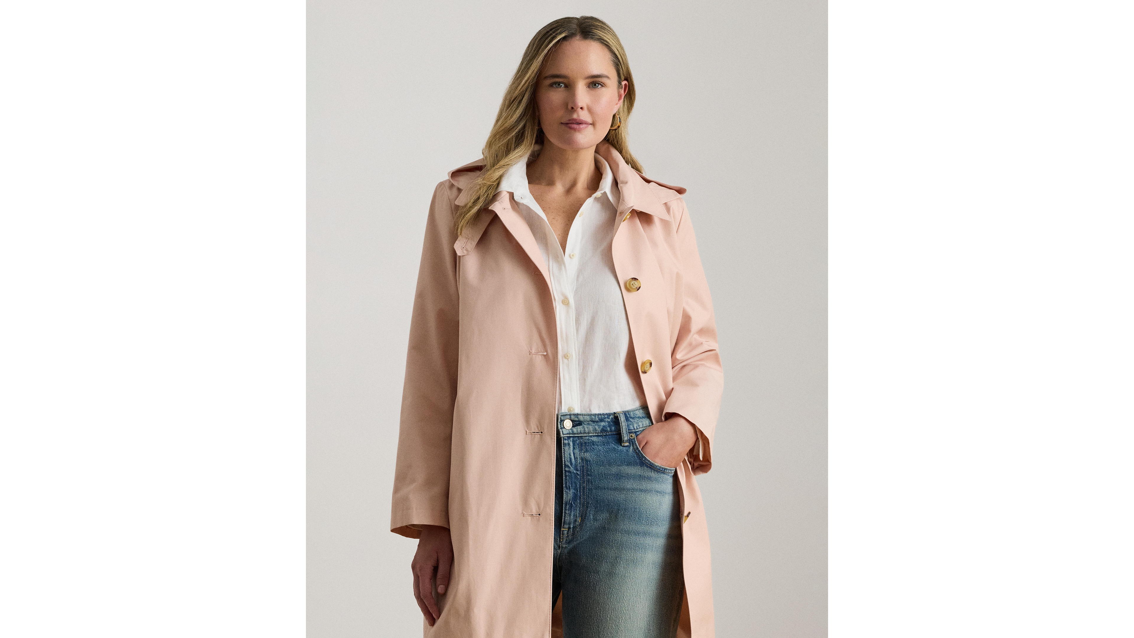 Lauren Ralph Lauren Women's Hooded Raincoat