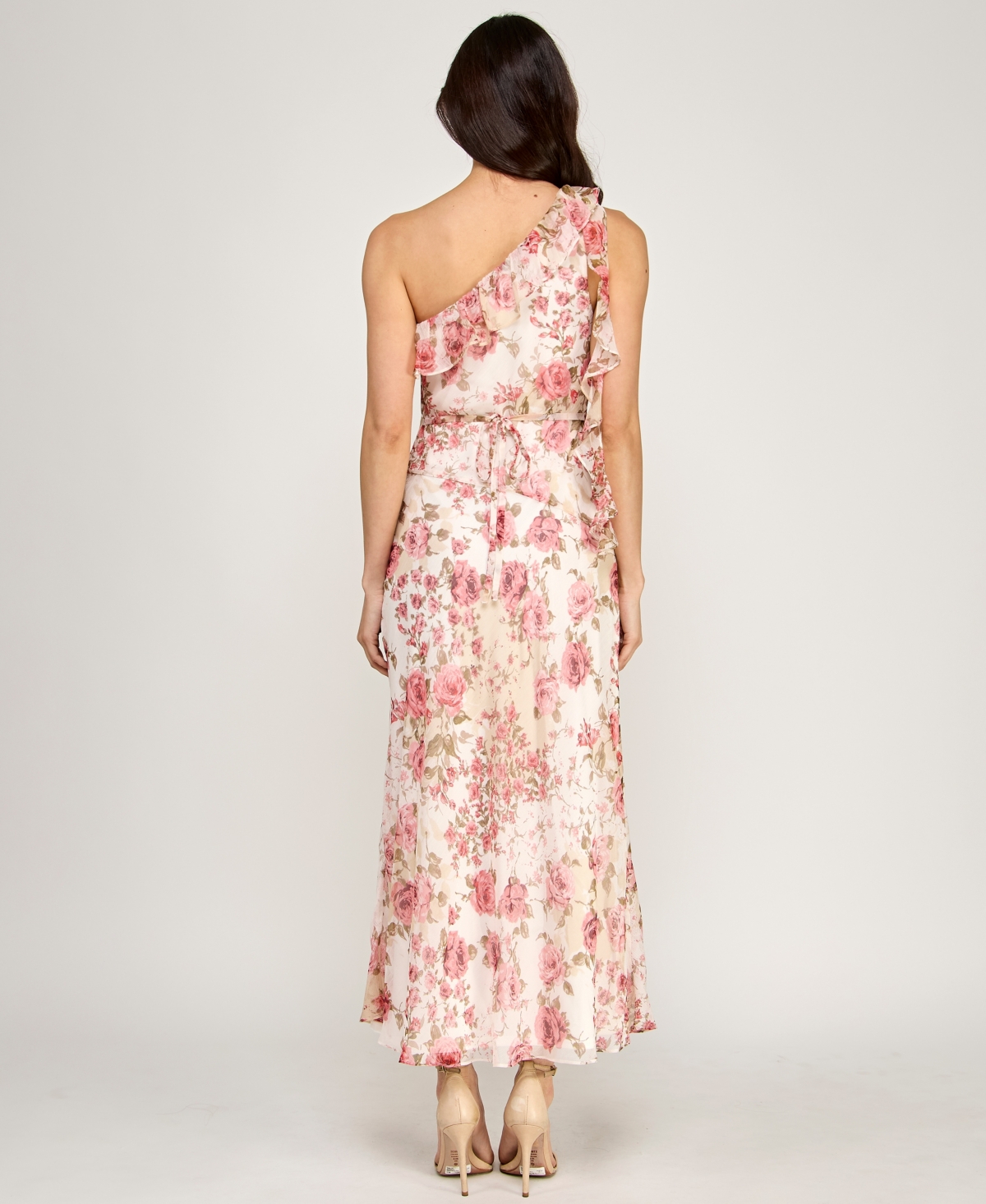 Invitee Juniors' One-Shoulder Ruffle Dress