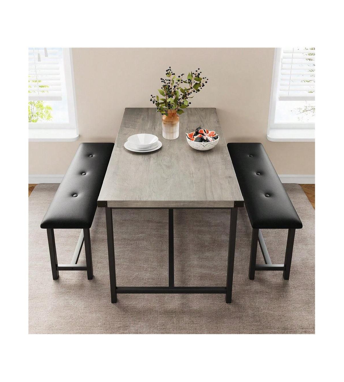 Gaomon Kitchen Table Dining Table Set For 4 Kitchen Table for Dining Room, Home Office
