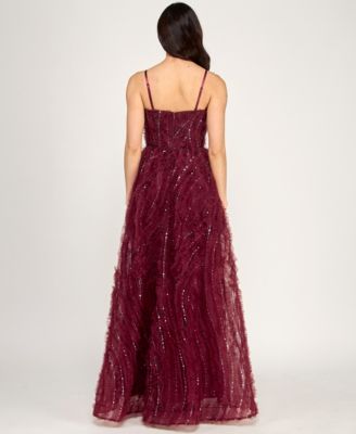 Juniors' Layered Corset Bodice Dress