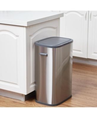 14.5 Gallon Automatic Trash Can with Lid - Smart Motion Sensor Design, 55L Capacity, Perfect for Kitchen, Bathroom, Bedroom & Office