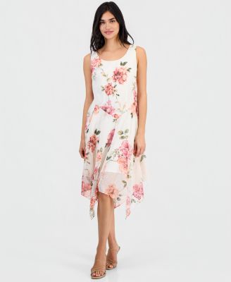Petite 2-Pc. Floral Chiffon Jacket & Dress Set