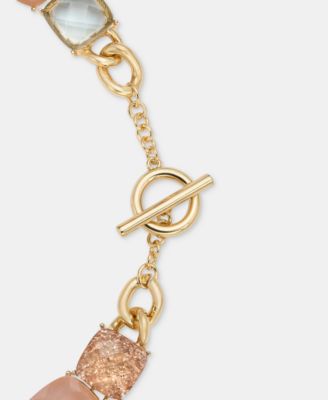 Mixed Stone Butterfly 18" Collar Necklace