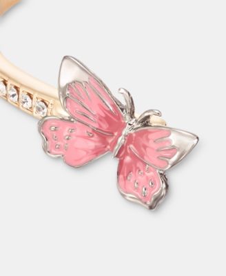 x Anjelica Roselyn Butterfly Motif Cuff Bracelet