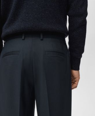 Men's Boston Slim-Fit Suit Trousers