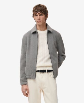 Men's Textured Zip Sweatshirt