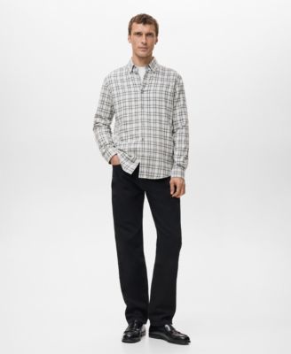 Men's Regular-Fit Check Flannel Shirt