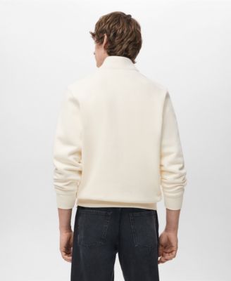 Men's Regular-Fit Cotton Zipper Sweatshirt