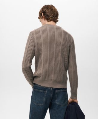 Men's Structured Knitted Sweater