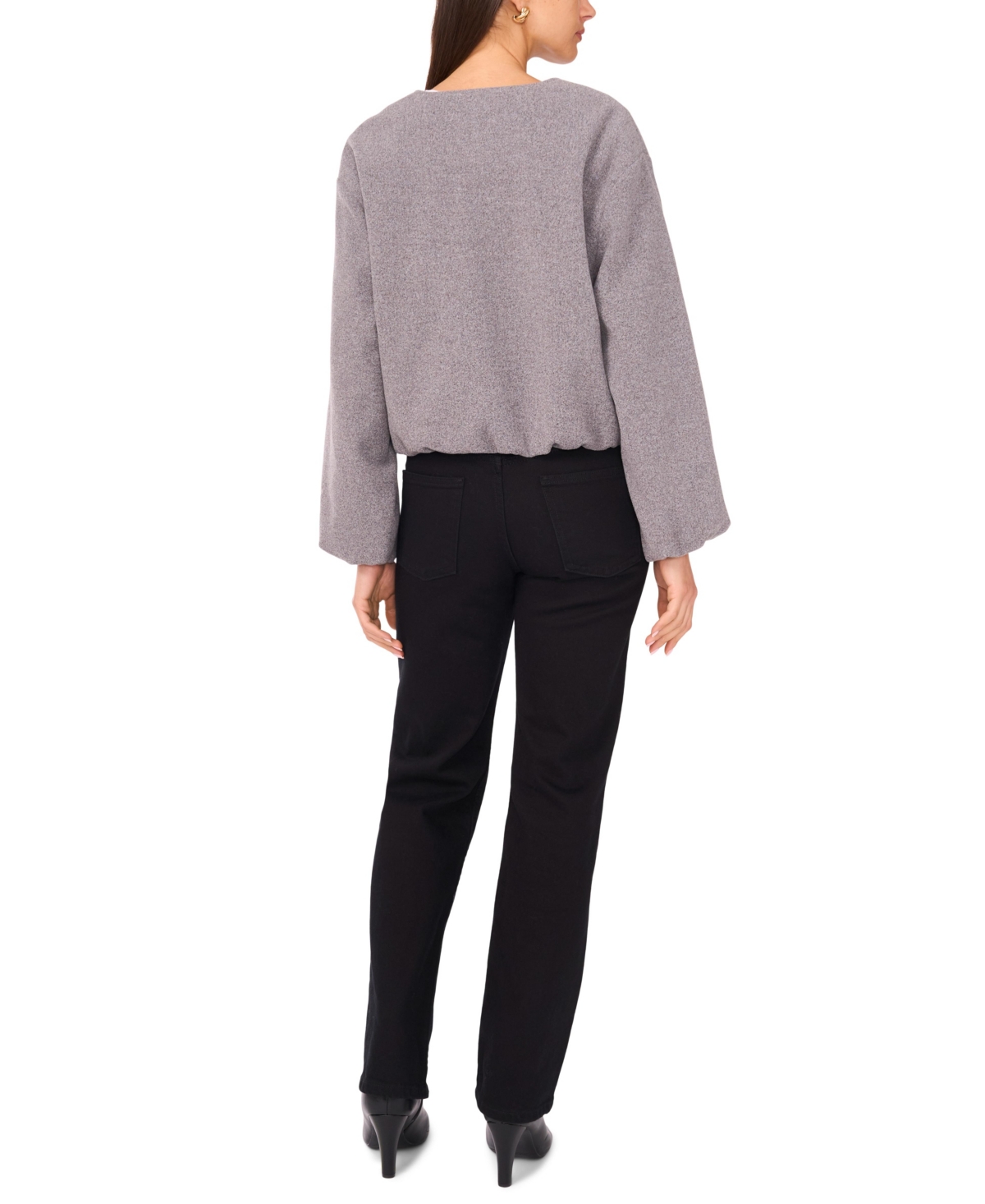 Vince Camuto Women's Cropped Crewneck Jacket
