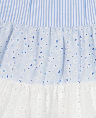 Baby Girls' Eyelet Dress & Bloomers, 2-Piece Set