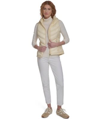 Women's Packable Hooded Puffer Vest