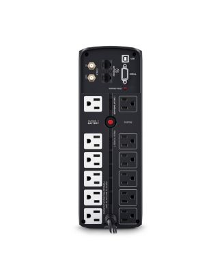 CP1500AVRLCDTAA 1500VA/900W Simulated Sinewave Intelligent LCD Mini-Tower UPS System, TAA Compliant, Black