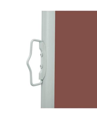 Fabric with Steel Cover Side Awning