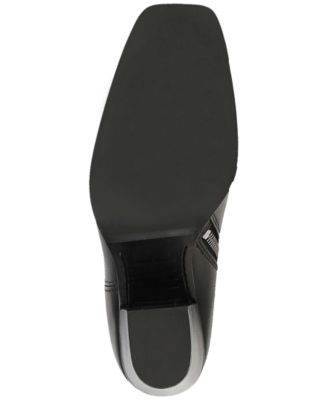 Women's Shiloh Leather Square Toe Zipper Boots