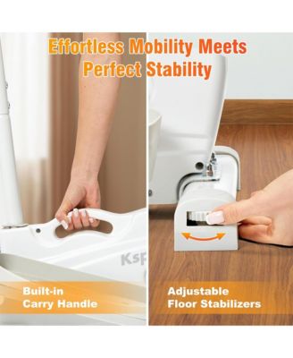 Mini Elliptical Machine with Seat, 3-Level Incline, & LED Display