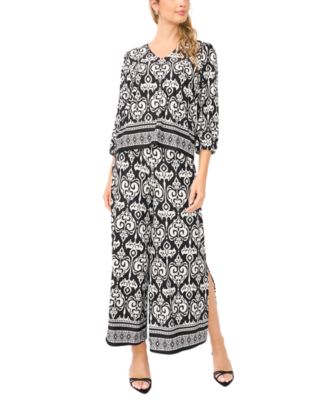 Women's V-Neck Printed Top