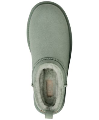 UGG Women's Classic Micro Pull Tab Round Toe Booties