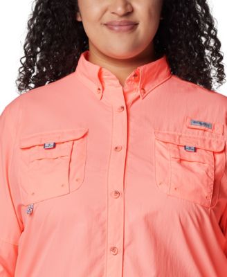 PFG Plus Size Long-Sleeve Outdoor Shirt
