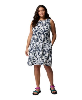 Plus Size Chill River Printed Active Dress