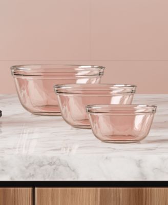 Rosewater 3-Piece Mixing Bowl Set