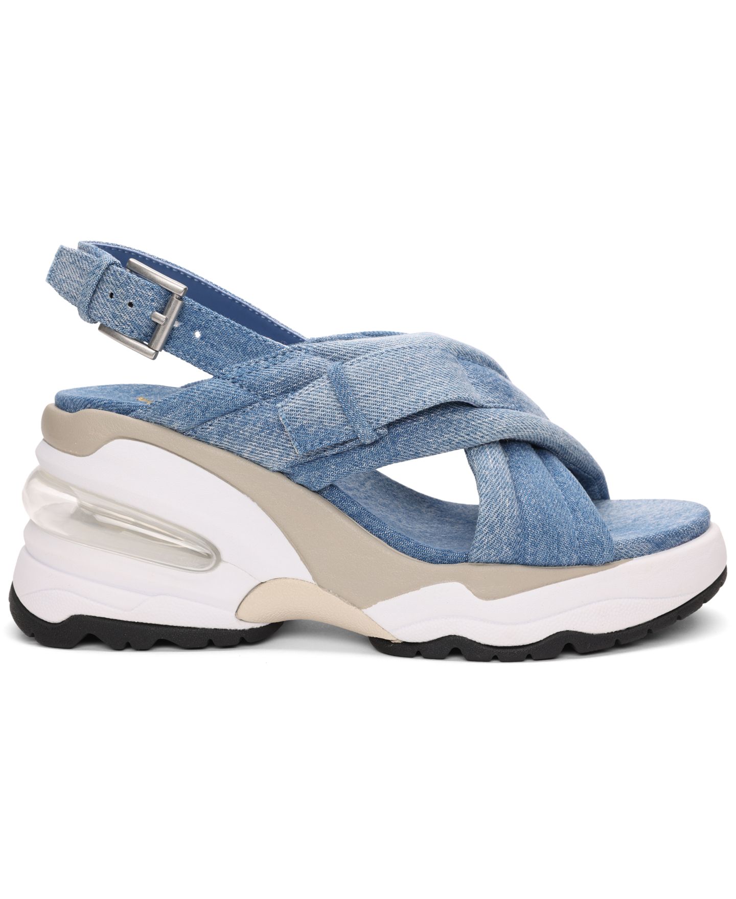 Женские сандалии ASH Delia Round Toe Wedge, цвет: Тёмный синий — фото 2