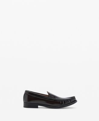 Women's Gathered Leather Moccasin