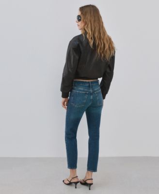 Women's Claudia Slim-Fit Cropped Jeans