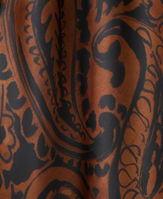Women's Paisley-Print Satin Dress