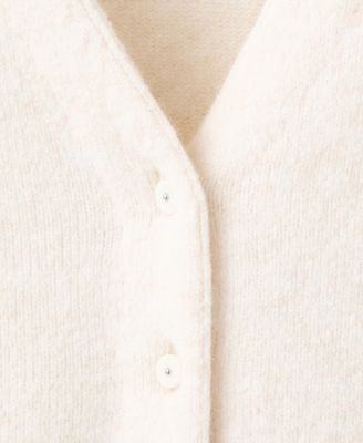 Women's V-Neck Knitted Cardigan Sweater