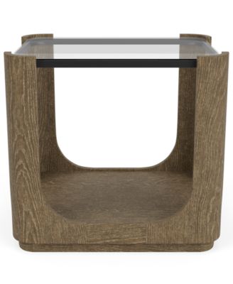 Dante 24" Glass Occasional End Table