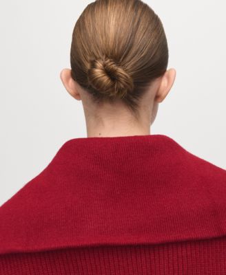 Women's Funnel Neck and Zip Sweater