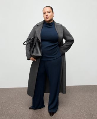 Women's Elastic Waist Straight-Fit Pants