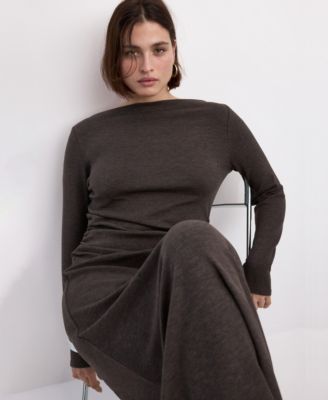 Women's Fitted Sweater Dress