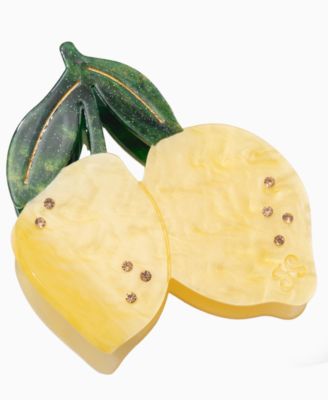 Lemon and Orange Claw Clip, 2-Piece Set