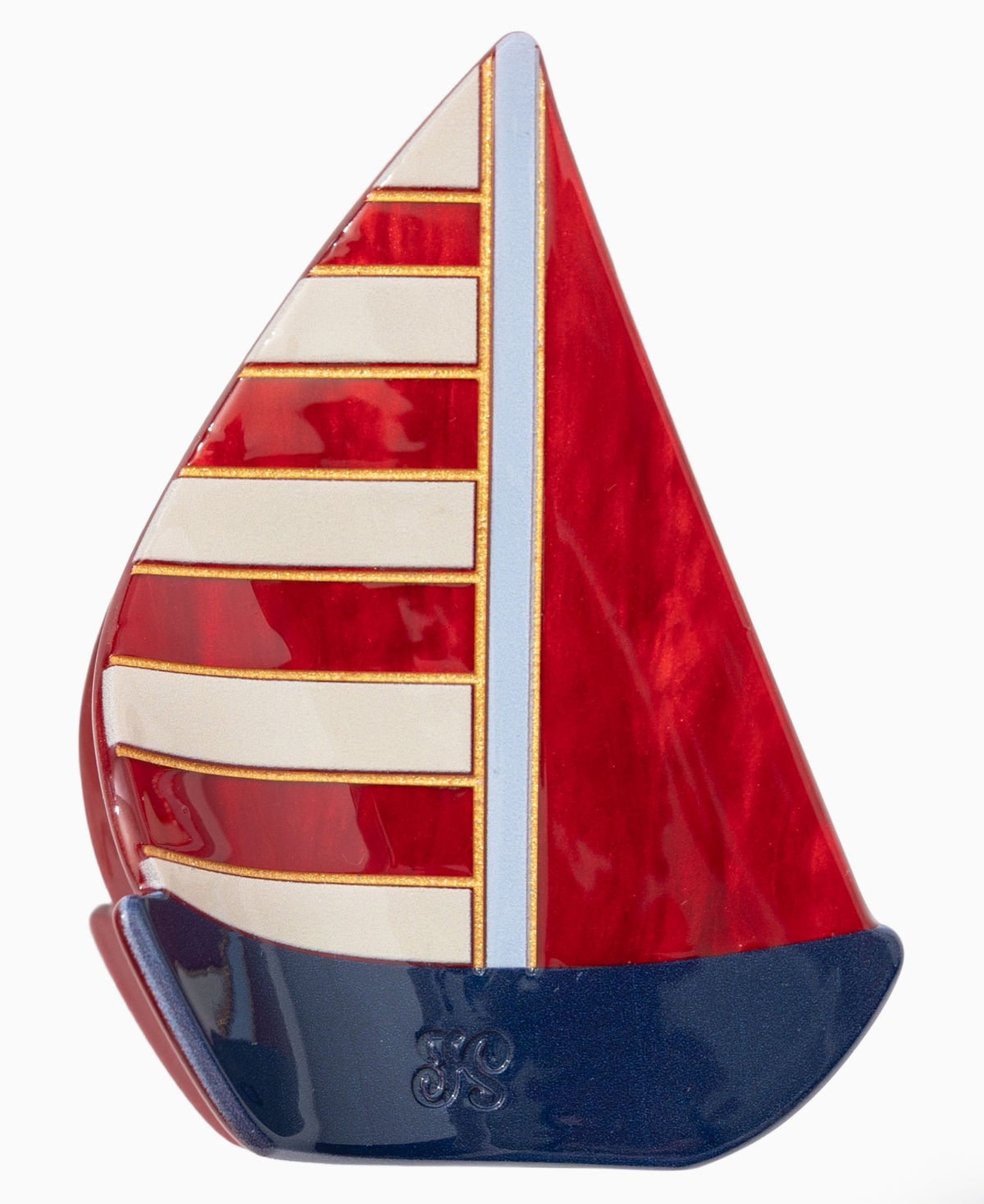 Frasier Sterling Fish and Sailboat Hair Claw Clip, 2-Piece Set