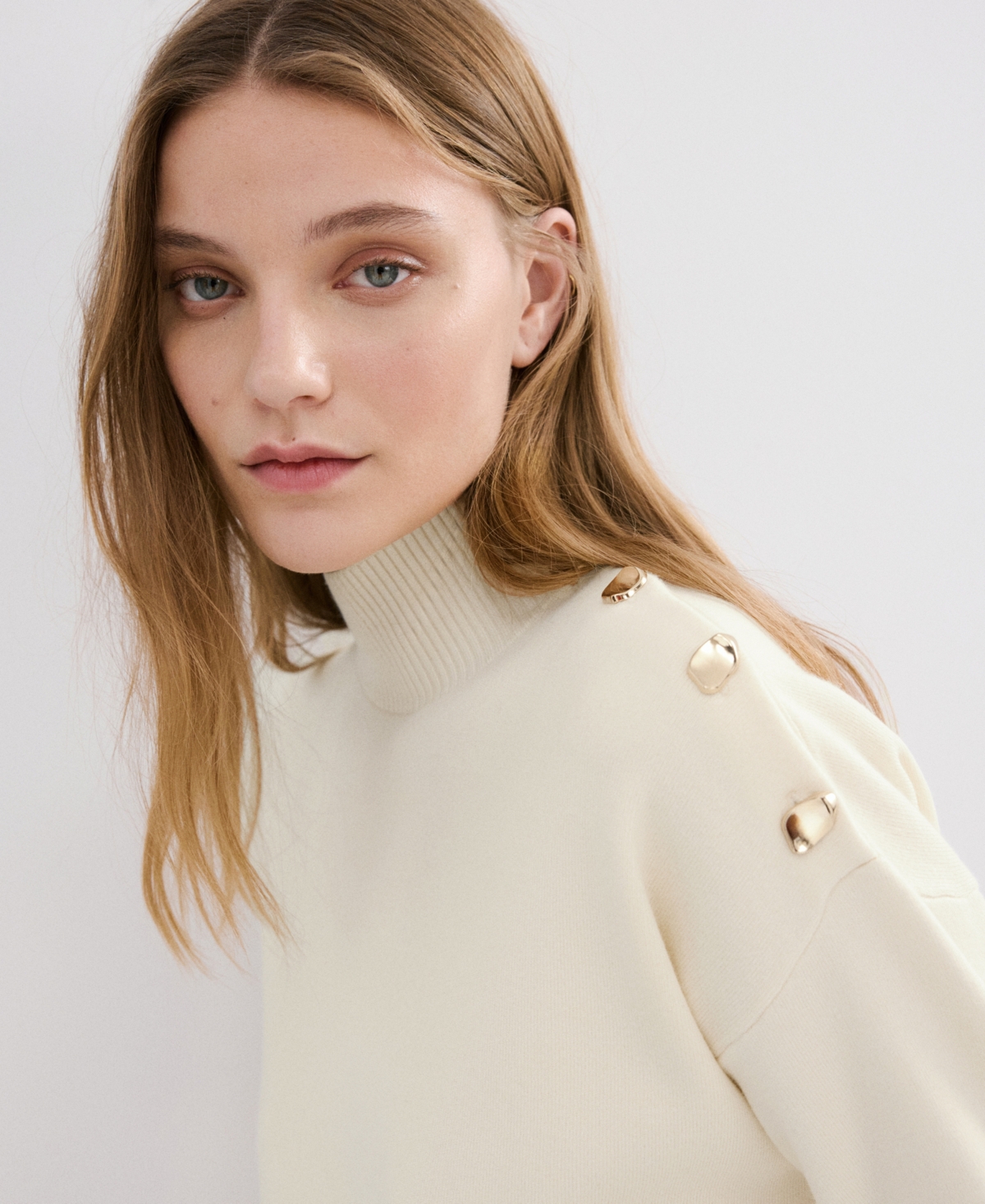 Mango Women's Jewel Buttons Knitted Sweater