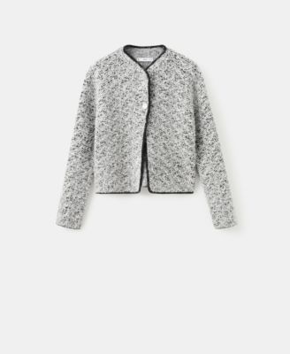 Women's Flecked Cotton-Blend Jacket