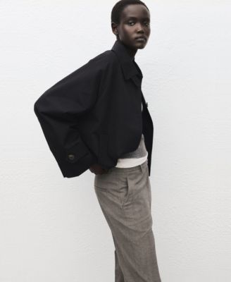 Women's Slim Cropped Pinstripe Pants