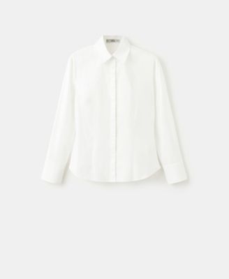 Women's Slim-Fit Poplin Shirt
