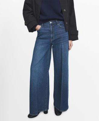 Women's High-Waisted Wide-Leg Jeans
