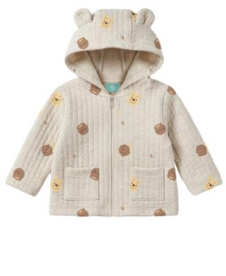 Baby Boys' Pooh Jacket, Bodysuit & Pants, 3-Piece Set