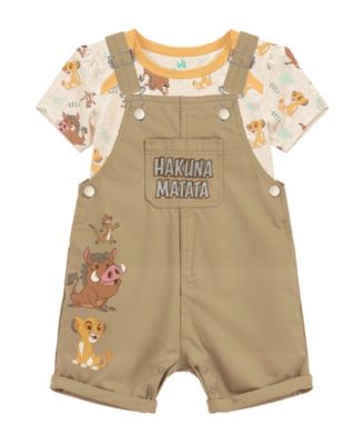 Baby Boys' Lion King T-Shirt & Shortall, 2-Piece Set
