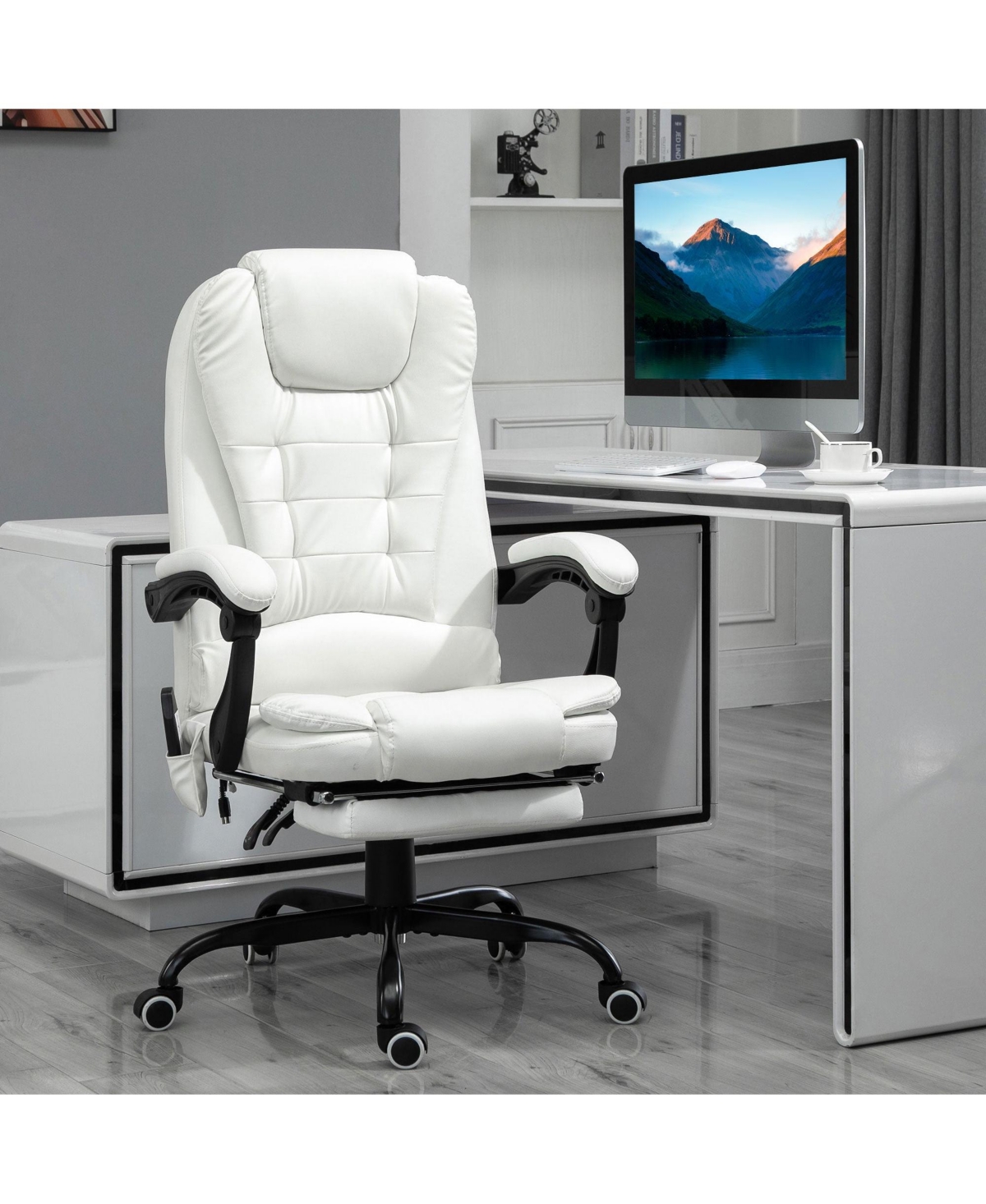 Boyel Living 7-Point Vibrating Massage Office Chair High Back Adjustable Recliner