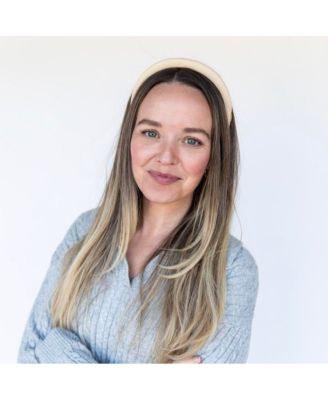 Women's Classic Padded Thin Headband  - Cream